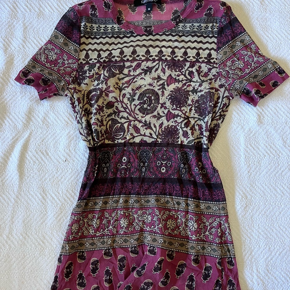 Karen Kane Floral Short Sleeve Top